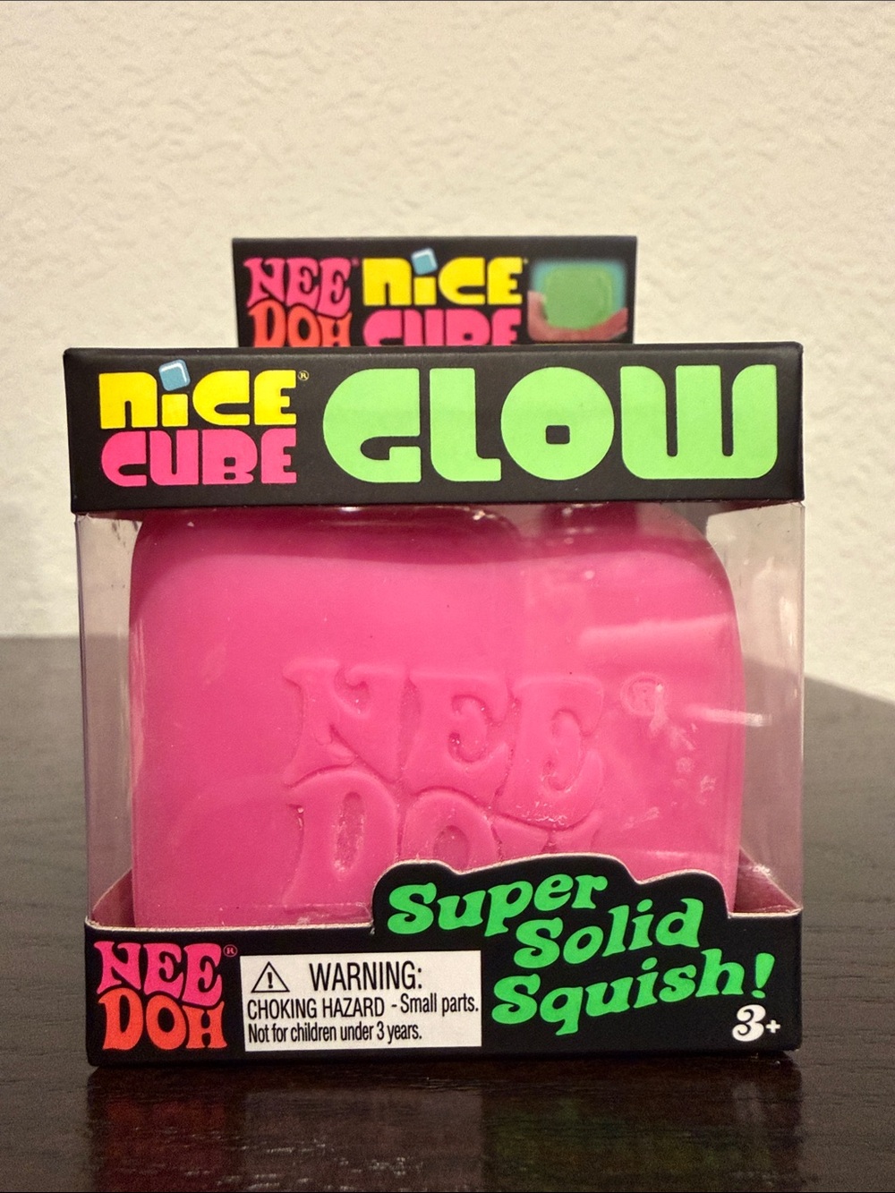 Needoh Nice Cube Glow- Pink